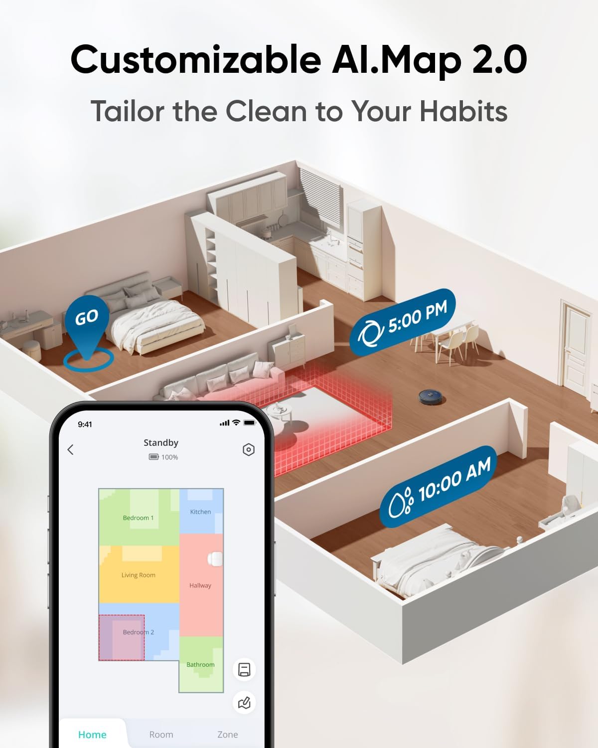 Eufy X10 Pro Omni Robot Vacuum & Mop – 8,000Pa Suction, AI Obstacle Avoidance, Auto Mop Washing, Self-Emptying & Refilling