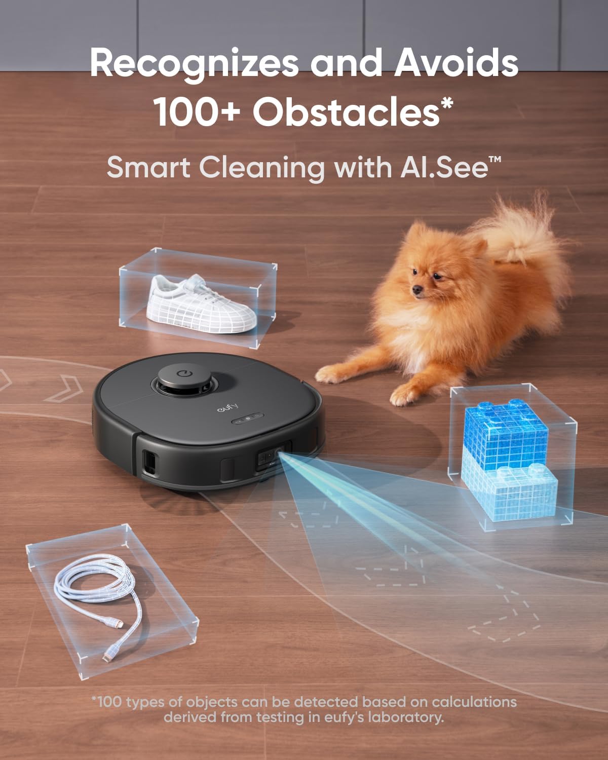 Eufy X10 Pro Omni Robot Vacuum & Mop – 8,000Pa Suction, AI Obstacle Avoidance, Auto Mop Washing, Self-Emptying & Refilling